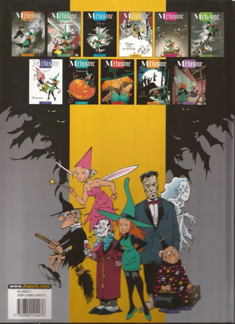 Verso de l'album Mélusine Tome 4 Histoires à lire au coin du feu