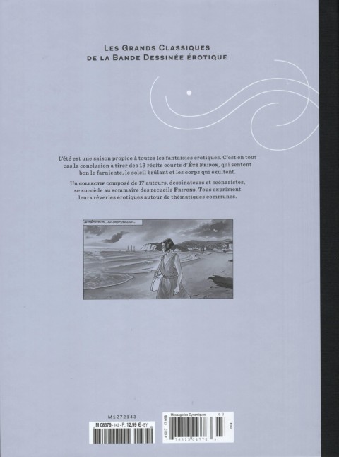 Verso de l'album Les Grands Classiques de la Bande Dessinée Érotique - La Collection Tome 143 Fripons - 2