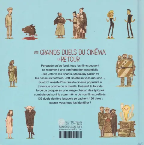 Verso de l'album Les grands duels du cinéma 2 Le retour