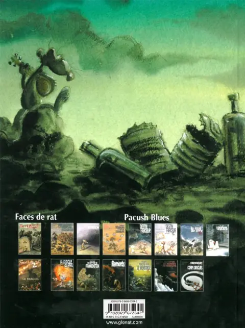 Verso de l'album Pacush Blues Tome 7 Septième saut : Variations sur un thème imposé
