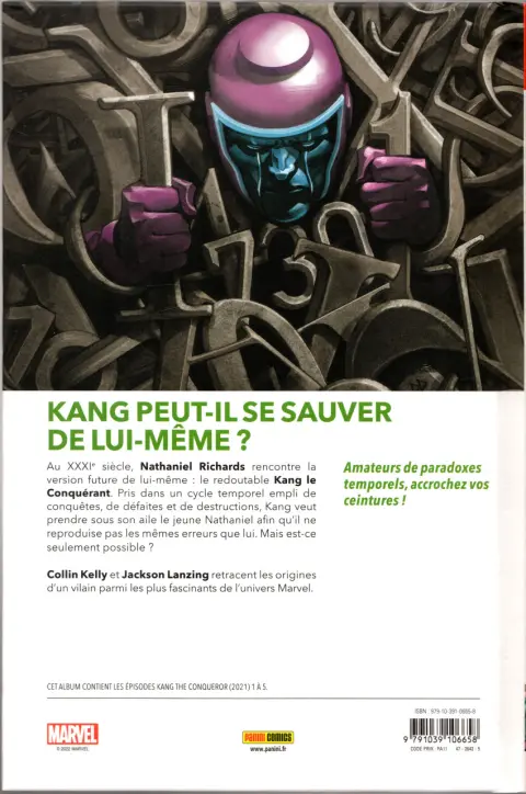 Verso de l'album Kang le Conquérant La Conquête ultime