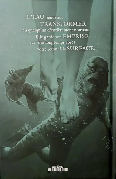 Verso de l'album Universal Monsters 2 L'Étrange Créature du lac noir vit toujours