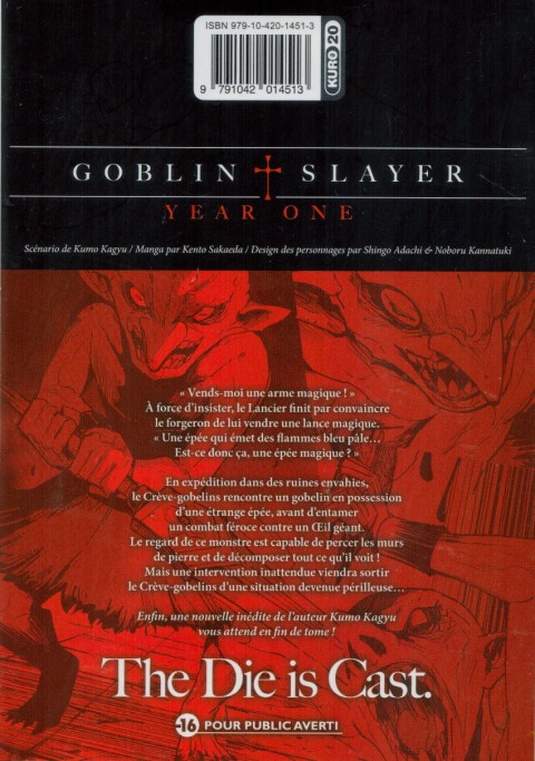 Verso de l'album Goblin Slayer : Year One 11