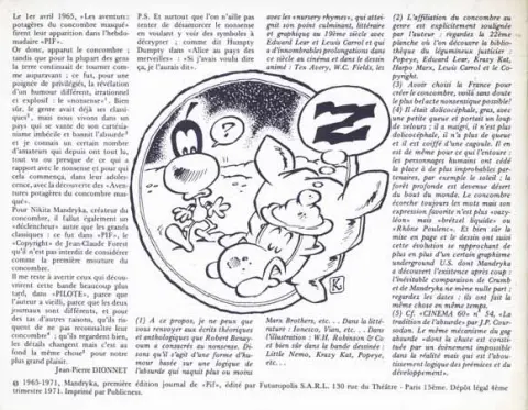 Verso de l'album Le Concombre masqué Tome 1 les aventures potagères du Concombre masqué