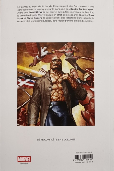 Verso de l'album Civil War Tome 5 Choisir son camp