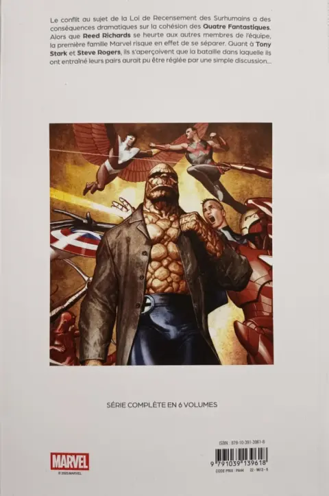 Verso de l'album Civil War Tome 5 Choisir son camp