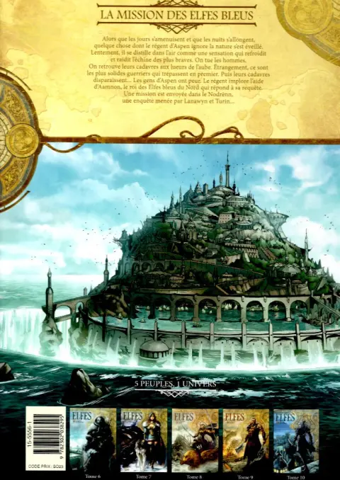 Verso de l'album Elfes Tome 6 La Mission des Elfes bleus