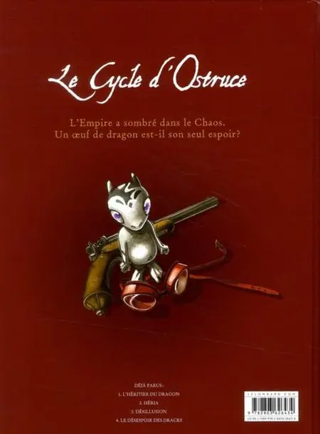 Verso de l'album Le Cycle d'Ostruce Tome 4 Le désespoir des Dracks