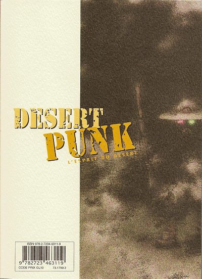 Verso de l'album Desert Punk - L'Esprit du désert 5