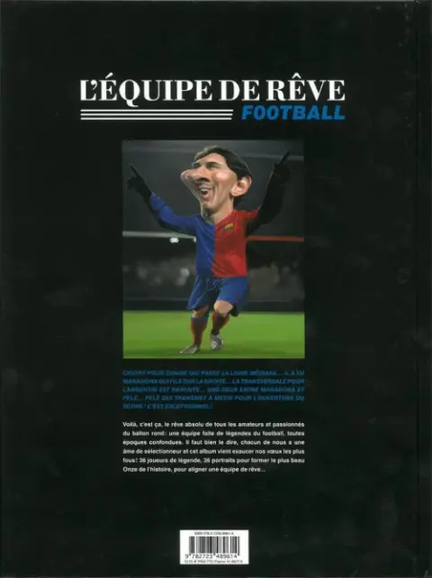 Verso de l'album L'Équipe de rêve - Légendes Tome 2 Football