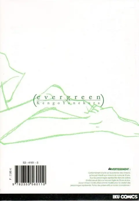 Verso de l'album Evergreen