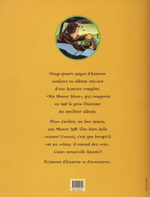 Verso de l'album Frissons d'humour