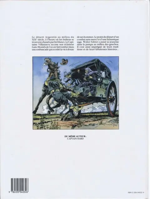 Verso de l'album Gato Montés Tome 1
