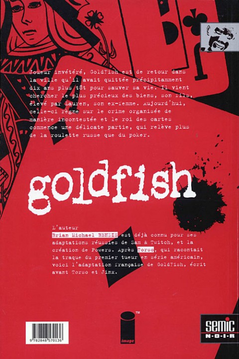 Verso de l'album Goldfish