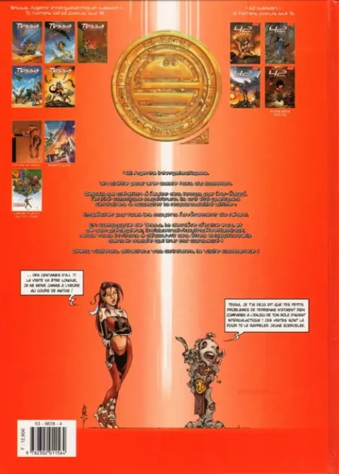 Verso de l'album 42 Agents Intergalactiques Tome 3 Shaÿn