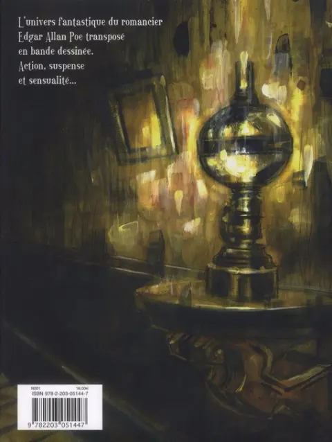 Verso de l'album Histoires extraordinaires d'Edgar Poe L'intégrale