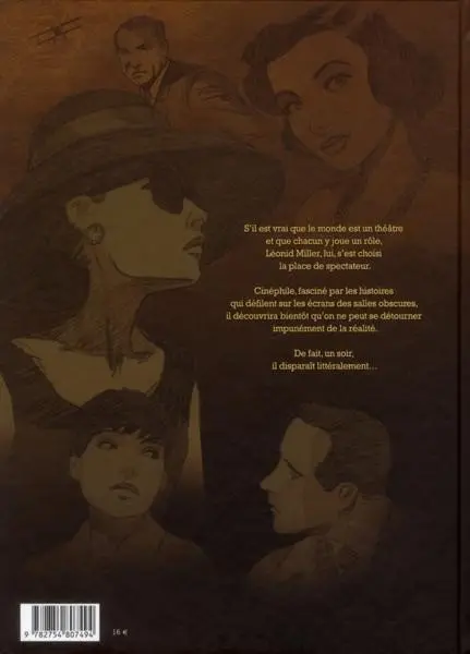 Verso de l'album L'Homme qui n'existait pas