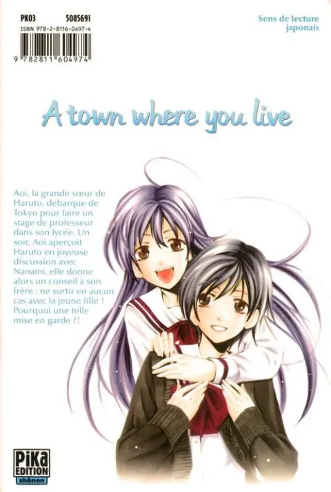 Verso de l'album A town where you live 3