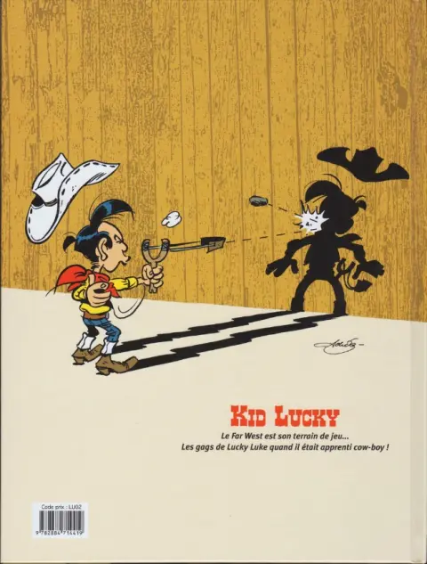 Verso de l'album Kid Lucky Tome 4 Suivez la flèche