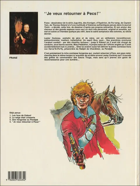 Verso de l'album Lester Cockney Tome 4 Je veux retourner à Pecs !