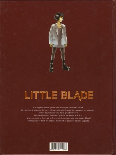 Verso de l'album Little Blade Tome 2 La licorne