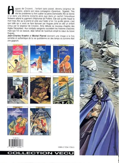 Verso de l'album Les Aigles décapitées Tome 8 La marque de Nolwenn