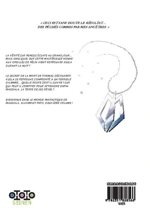 Verso de l'album Magdala, Alchemist Path 2
