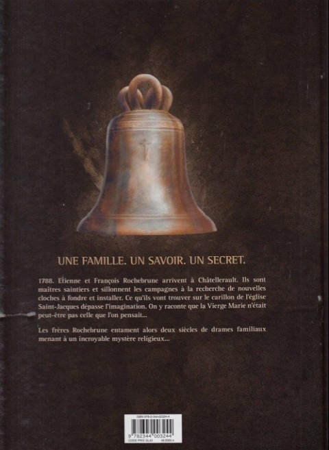 Verso de l'album Les Maîtres Saintiers Tome 1 À l'accord parfait, 1788