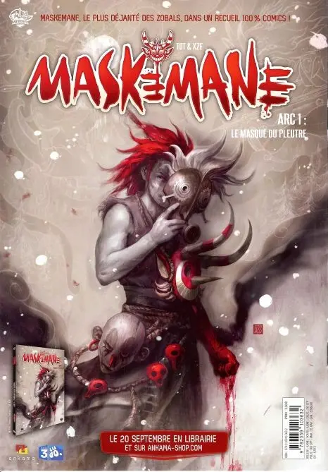 Verso de l'album Maskemane Tome 9 L'homme aux 1000 visages