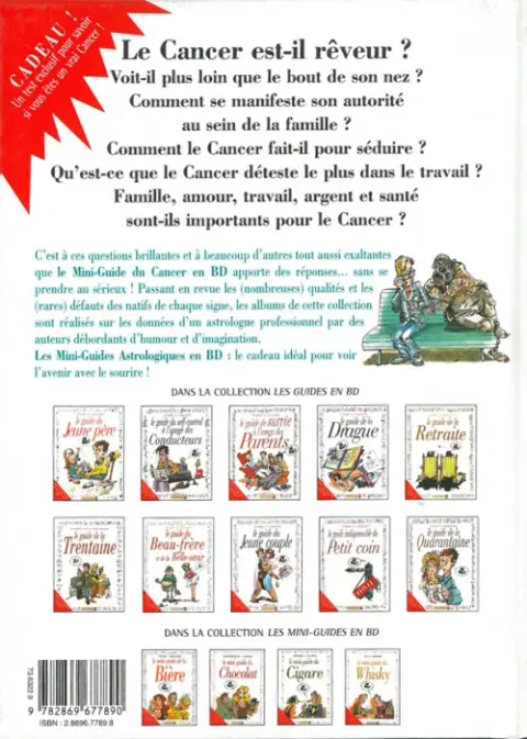 Verso de l'album Le Mini-guide ... Tome 4 Le mini-guide du Cancer