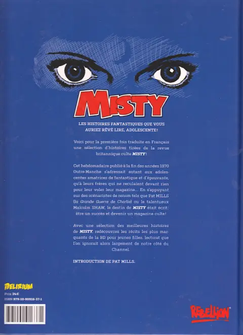 Verso de l'album Misty Anthologie