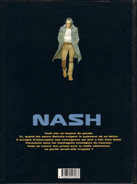 Verso de l'album Nash Tome 4 La fraternité blanche