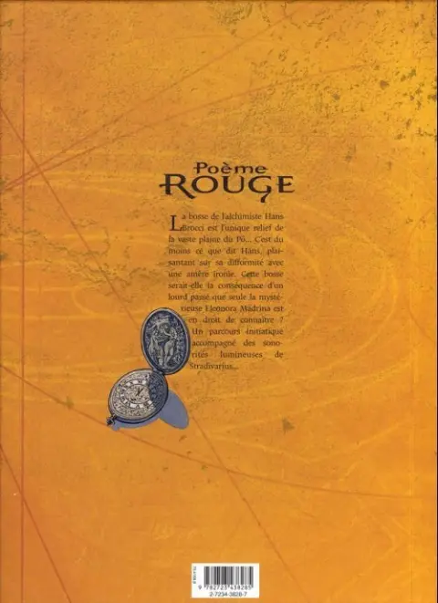 Verso de l'album Poème Rouge Tome 2 Eleonora