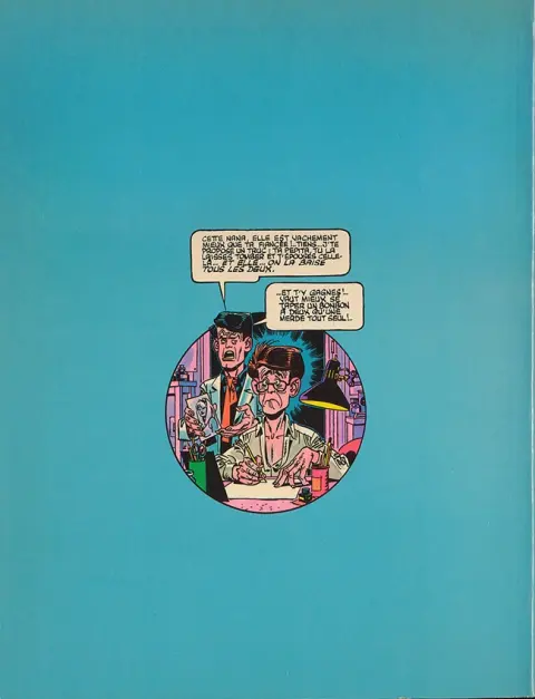 Verso de l'album Les Professionnels Tome 1