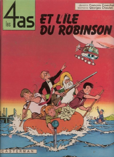 Couverture de l'album Les 4 as Tome 9 Les 4 as et l'île du Robinson