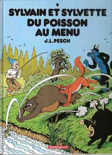 Couverture de l'album Sylvain et Sylvette Tome 9 Du poisson au menu