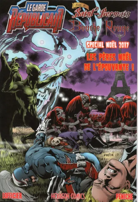 Le Garde républicain Les Pères Noël de l'épouvante