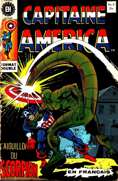 Couverture de l'album Capitaine America Tome 8 L'aiguillon du Scorpion !