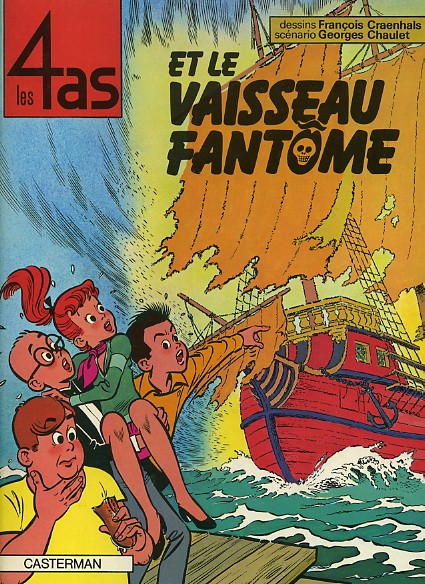 Couverture de l'album Les 4 as Tome 16 Les 4 as et le vaisseau fantôme