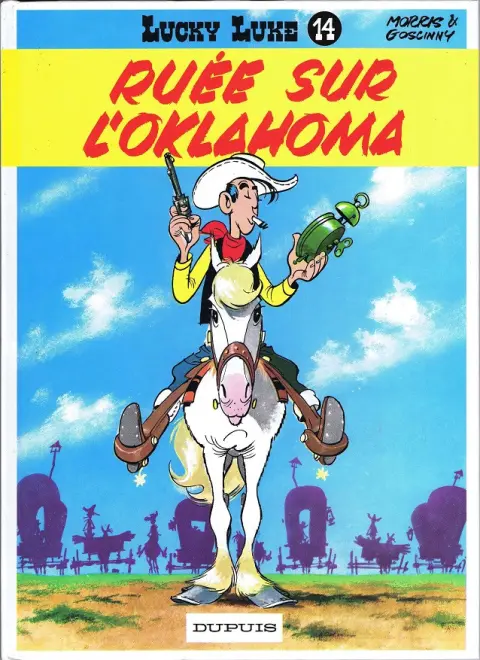Couverture de l'album Lucky Luke Tome 14 Ruée sur l'Oklahoma
