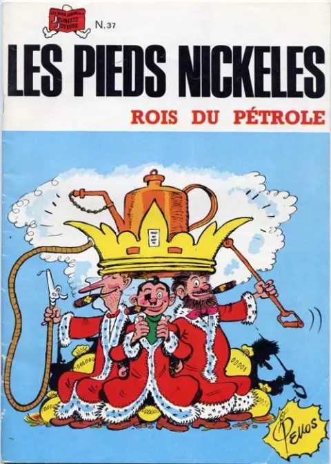 Couverture de l'album Les Pieds Nickelés Tome 37 Les Pieds Nickelés rois du pétrole
