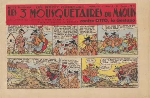 Les 3 Mousquetaires du Maquis Tome 11 Les 3 mousquetaires du maquis contre Otto, la Gestapo