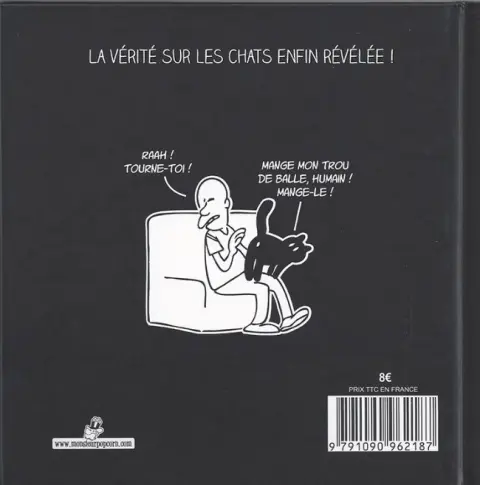 Verso de l'album Putain de chat I