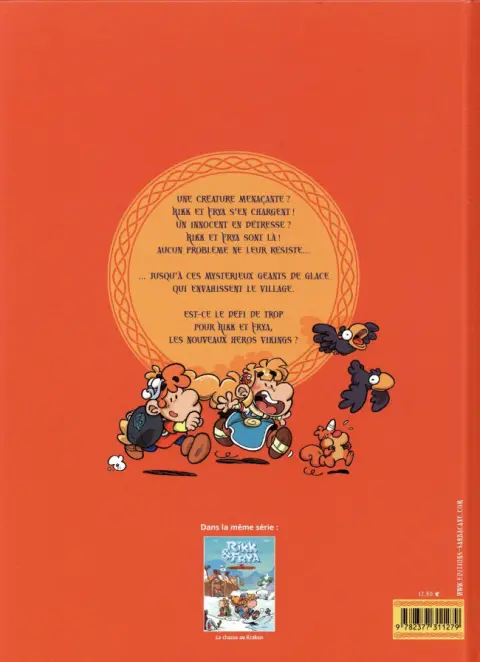 Verso de l'album Rikk & Frya Tome 2 Les géants de glace