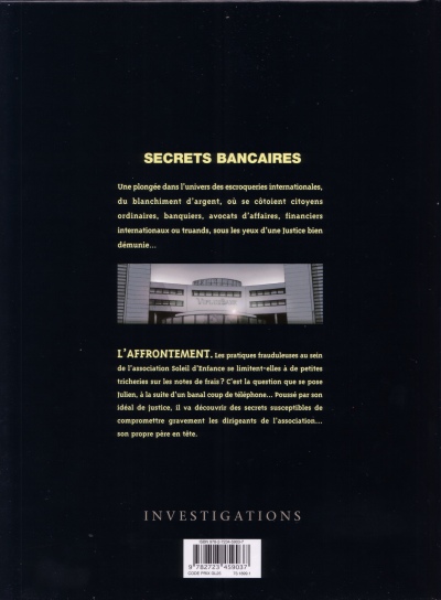 Verso de l'album Secrets bancaires Troisième Cycle Tome 2 L'affrontement