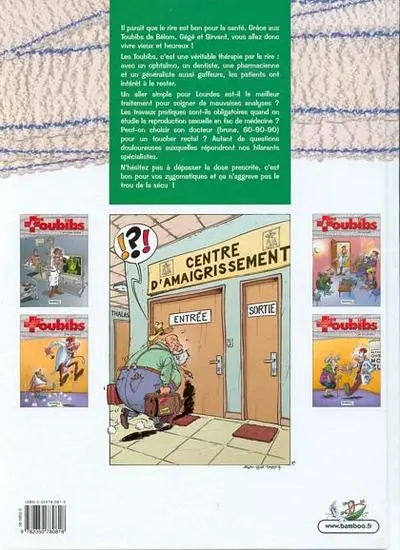 Verso de l'album Les Toubibs Tome 4 Sur les dents !