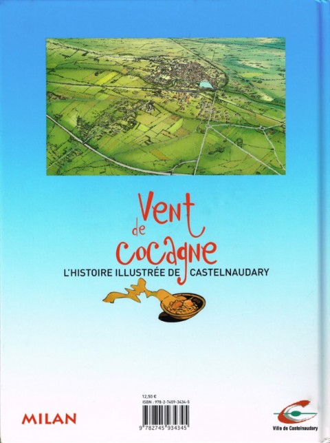 Verso de l'album Vent de cocagne L'histoire illustrée de Castelnaudary