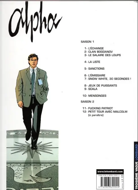Verso de l'album Alpha Tome 9 Scala