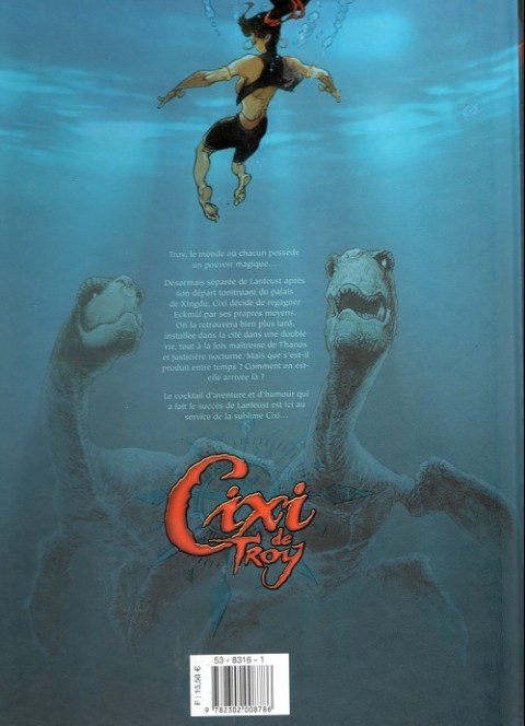 Verso de l'album Cixi de Troy Tome 1 Le secret de Cixi (1ère partie)