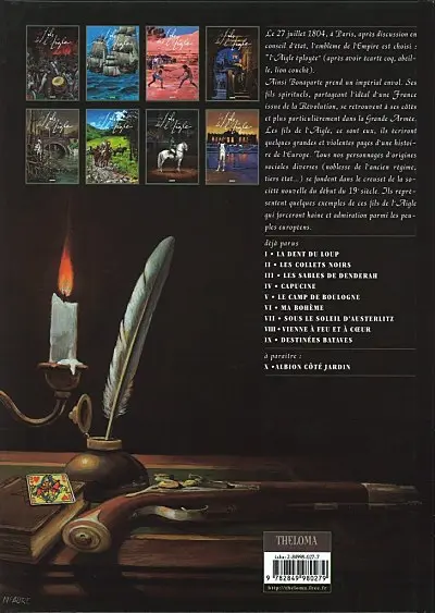 Verso de l'album Les Fils de l'aigle Tome 9 Destinées bataves